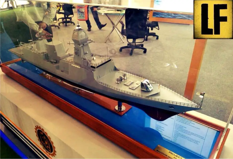 Navy of India has launched its first Stealth P 17A Nilgiri class frigate INS Nilgiri 925 002