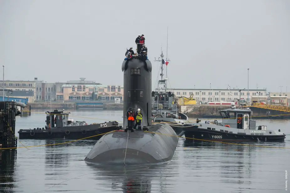 French company Naval Group has started sea trials of Suffren Barracuda class nuclear attack submarine 925 001