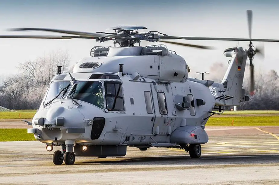 German Navy takes delivery of first NH 90 Sea Lion naval helicopter 925 001