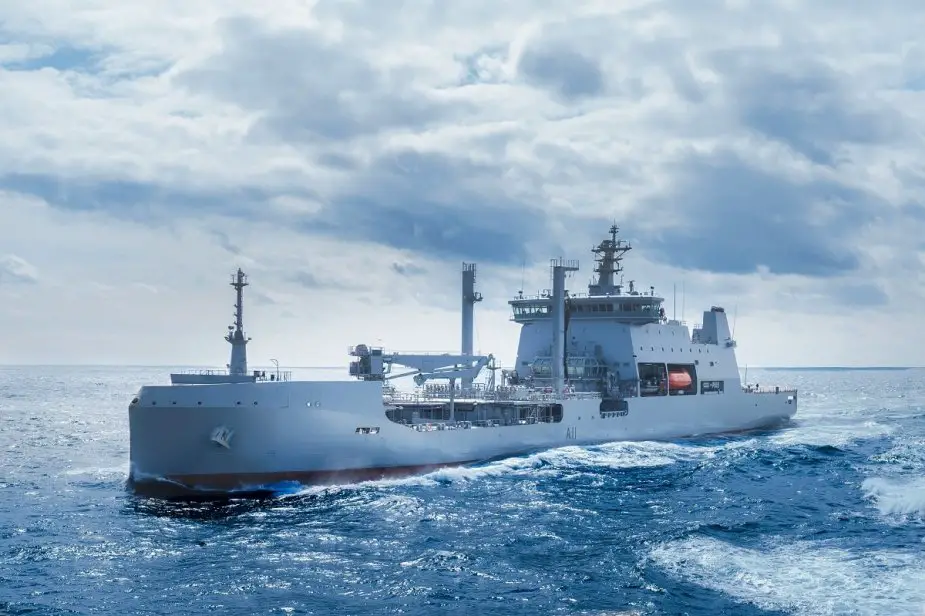 HHI Delivers Royal New Zealand Navys Largest Ever Vessel HMNZS Aotearoa 925 001
