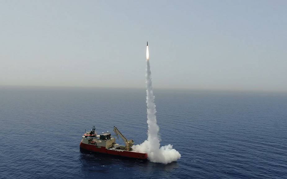 Israel Aerospace Industries completes firing trails at sea with LORA ballistic missile 925 001