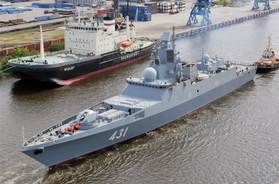 Russian Navy Admiral Kasatonov frigate completes sea part of acceptance trials 925 001