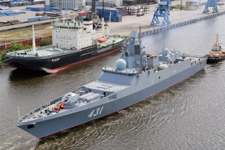 Russian Navy Admiral Kasatonov frigate to begin final mechanism check 925 001