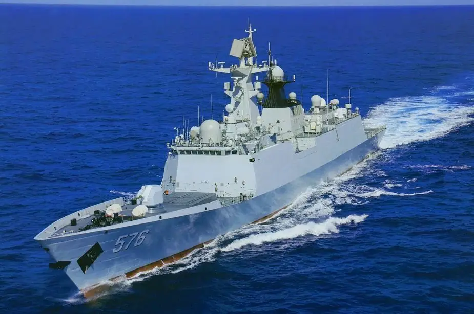Keel Laying ceremony of second Type 054 AP frigate for Pakistan Navy held in China 925 001