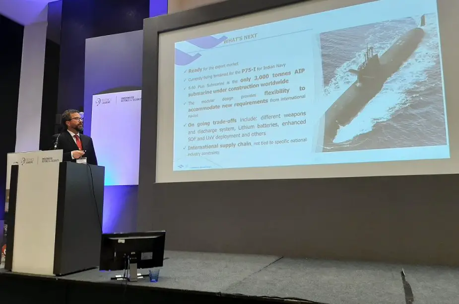 Navantia presents S80 Plus Submarine For Indias P 75I at Underwater Defence Security 2020 Conference 925 002