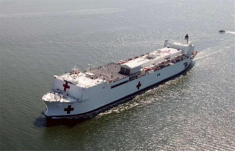 US Navy hospital ship USNS Comfort T AH 20 will support American people in the fight of COVID 19 925 001