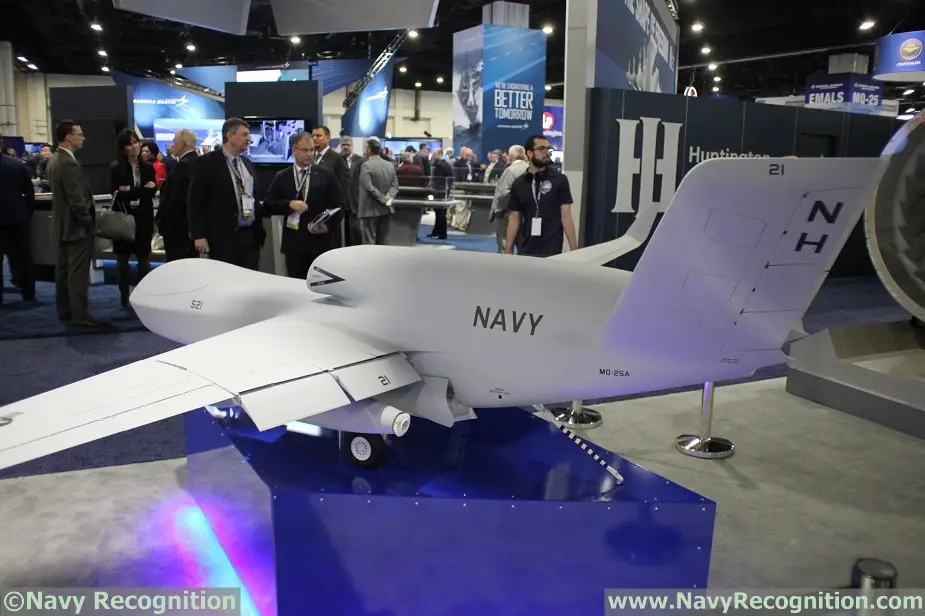 SAS 2018 General Atomics Showcasing its MQ 25 Tanker Drone 2