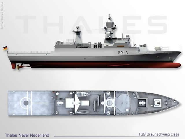 K130 Braunschweig Class Corvette - German Navy