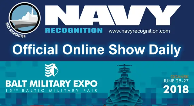 Balt Military Expo 2018 Baltic Military Fair Naval Exhibition AMBEREXPO Gdansk Poland show daily banner