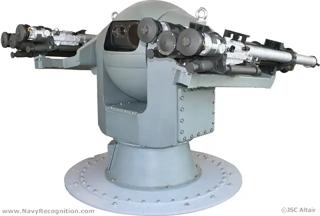 GHIBKA 3M-47 (3M47 Gibka) Turret Mount is intended for guidance and remote automated launching of IGLA type missiles to provide protection of surface ships with displacement of 200 tons and over against attacks of anti-ship missiles, aircraft and helicopters in close-in area.