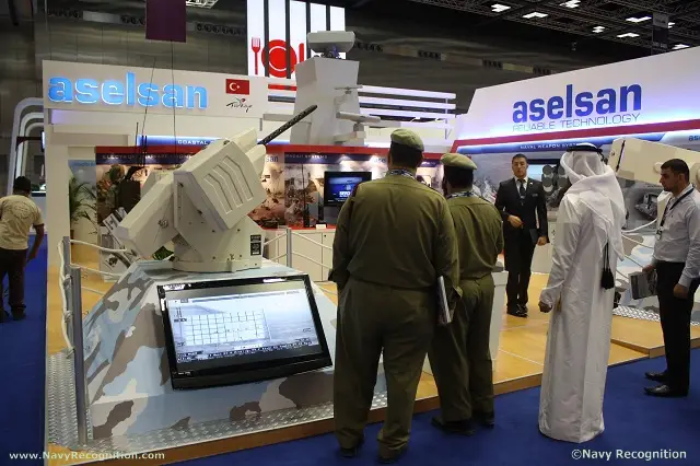 Turkish company ASELSAN showcased its STAMP turret at DIMDEX 2012, the DOHA INTERNATIONAL MARITIME DEFENCE EXHIBITION in the Qatar National Convention Centre.