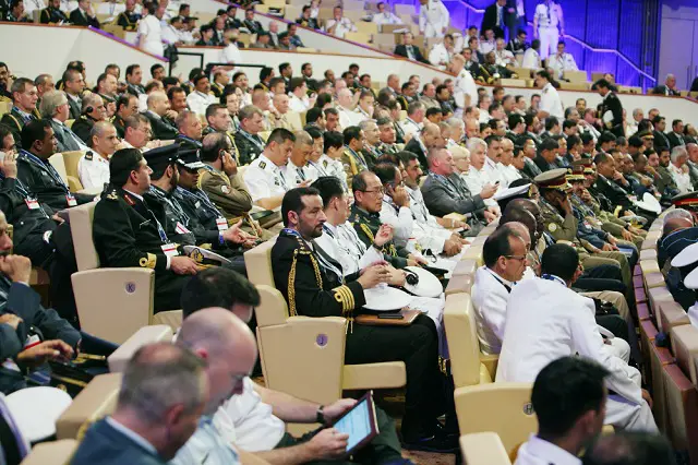 DOHA – 26 MAR 2012: His Highness Sheikh Tamim Bin Hamad Al Thani, Heir Apparent of Qatar and Deputy Commander-in-Chief of the Qatar Armed Forces yesterday officially inaugurated the third Doha International Maritime Defence Exhibition and Conference (DIMDEX 2012).