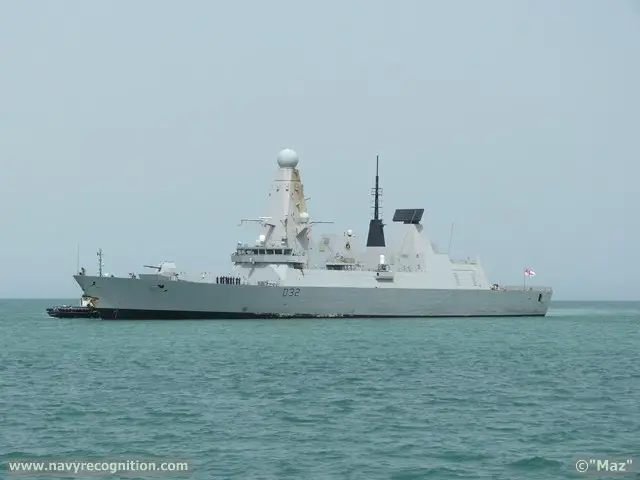 HMS Daring, the first of the Royal Navy's (RN’s) Type 45 destroyers, Arrived at DIMDEX (Doha International Maritime Defence Exhibition & Conference), showcasing her state-of the-art technology, including the new, fully digital, radar electronic support measures (RESM) system supplied by Thales UK.