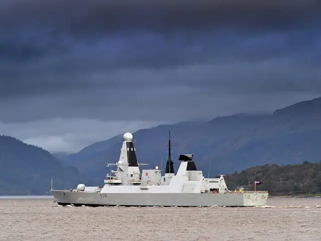 Designed by BAE Systems, the Type 45 is an Anti-Air Warfare Destroyer conceived to protect UK and allied/coalition forces at sea and in the littoral against the full range of enemy aircraft and anti-ship missiles. In addition she has a wide suite of capabilities including Maritime Force Projection through Naval Fire Support and Littoral Manoeuvres. The class displaces 7,500 tonnes and is fitted with powerfull radars, 48 ASTER familly surface to air missiles and a 4.5 inch Mark 8 main gun.