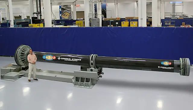 General Atomics Electromagnetic Systems Group (GA-EMS) announces the delivery to the U.S. Navy and successful initial firing of a new railgun prototype. The Advanced Containment Launcher (ACL) delivered to the Naval Surface Warfare Center, Dahlgren, Va. is designed to deliver significantly higher muzzle energies than ever demonstrated in a tactically relevant configuration.