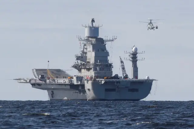 A Russian-built aircraft carrier is to be handed over to the Indian Navy on November 15, and will reach India by February 2014, a senior official at the Russian arms exports monopoly said Wednesday. The Vikramaditya carrier, which is already years past its original 2008 delivery date, was supposed to have been handed over to India in December 2012, but last year’s sea trials revealed that the vessel's boilers were not fully functional.