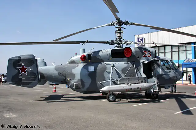 The Ka-29 is designed for assault and transport missions