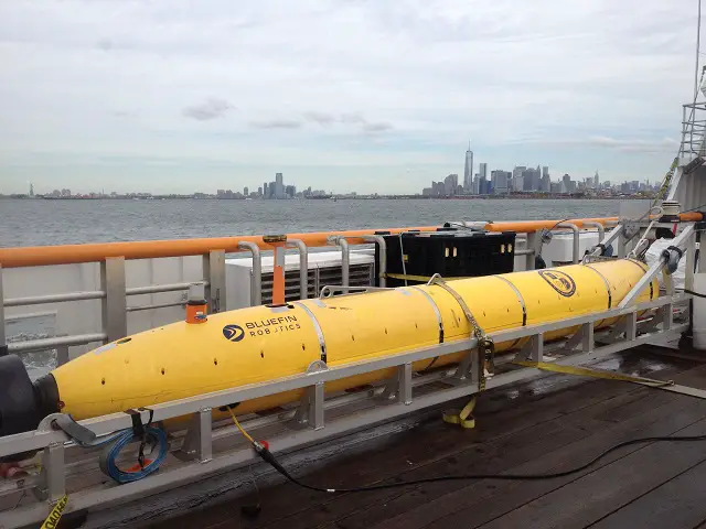 Bluefin Robotics, a leading provider of Unmanned Underwater Vehicles (UUVs), announced that the company, in support of the Naval Research Laboratory (NRL), has successfully completed a long-endurance UUV mission from Boston to New York totaling over 100 hours with NRL’s Reliant “Heavyweight” UUV. The multi-day mission exercised UUV autonomy methods and demonstrated the capability of a high capacity energy configuration. 