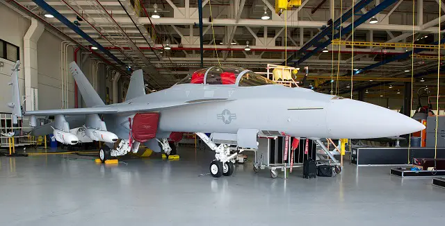 Boeing and Kongsberg Defense Systems of Norway recently completed a successful check of the Joint Strike Missile (JSM) on an F/A-18F Super Hornet at the Boeing St. Louis facility to ensure the weapons fit on the aircraft's external pylons.