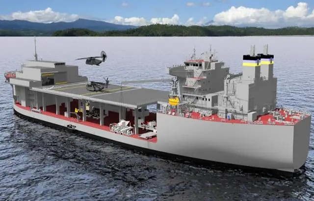 The U.S. Navy has awarded General Dynamics NASSCO a $128.5 million contract for the detail design and construction of the Mobile Landing Platform (MLP) 3 Afloat Forward Staging Base (AFSB). NASSCO is a business unit of General Dynamics.