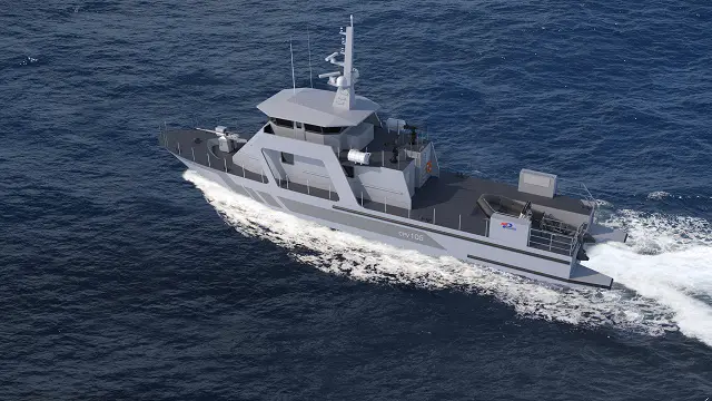 PIRIOU new CPV 105 coastal patrol vessel design