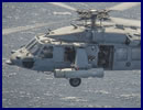 The U.S. Navy has forward deployed the Airborne Laser Mine Detection System (ALMDS) to the 5th Fleet area of responsibility (AOR). ALMDS is a sensor system designed to detect, classify and localize floating and near-surface moored mines. Operated from the MH-60S helicopter, ALMDS provides rapid wide-area reconnaissance and assessment of mine threats in littoral zones, confined straits, and choke points.