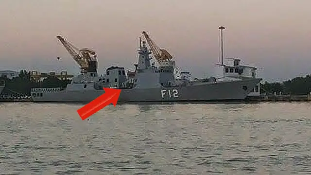 Based on a recently released picture, it appears that Myanmar Navy has fitted Eight Chinese made C-802 anti-ship missile launch canisters on board UMS Kyansittha Frigate (hull number F12).