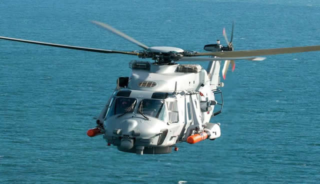 On February 6 2014, the French Navy unit in charge of testing new airborne means (CEPA - 10S) conducted the first firing tests of MU90 torpedo training rounds. The first firing took place while stationary and the second torpedo launch took place while the NH90 was in motion.