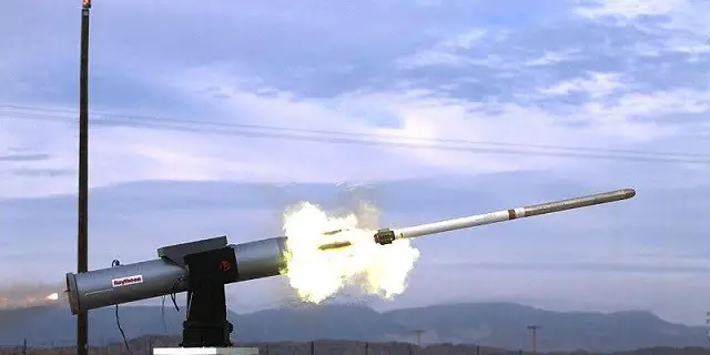 Raytheon Company and L-3 Communications successfully fired Raytheon TALON laser-guided rockets from an L-3 remote weapon station using an LAU-68 launcher. The test demonstrated that the lightweight remote weapon system can provide protection for small ships by incorporating the currently fielded launcher, sensor systems and TALON missiles.