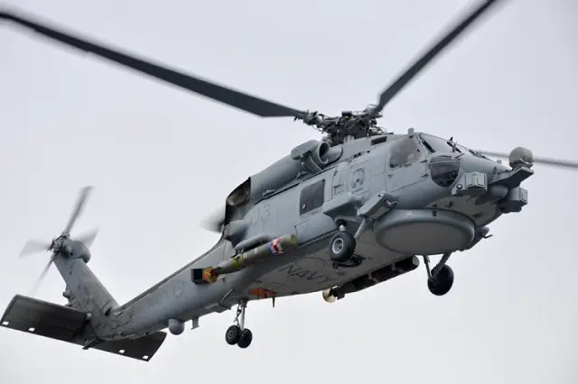 Aircrew from Royal Australian Navy NUSQN 725 continue to build warfare skills in the MH-60R 'Romeo' helicopter, taking full advantage of their US based operations and deploying to the Atlantic Undersea Test and Evaluation Centre (AUTEC) in order to complete weapon firings and complex warfare training events.