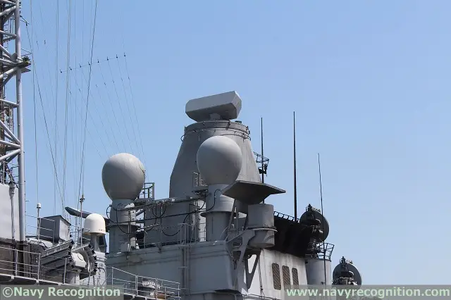 During DIMDEX 2014, one of the visiting naval ship was the French Navy Cassard class anti-aircraft frigate "Jean Bart". It was the first time we could see the frigate fitted with the new Thales SMART-S Mk2 radar. Navy Recognition took the opportunity to ask the French Navy what benefits this radar upgrade brings to the Cassard class of frigates.
