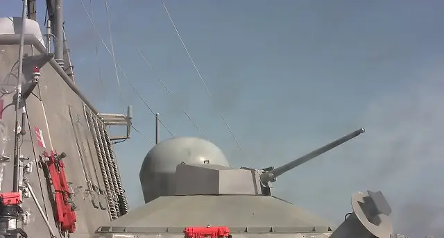 The Littoral Combat Ship (LCS) Mission Modules (MM) program successfully completed the first Structural Test Firing (STF) of the 30mm gun mission module aboard USS Coronado (LCS 4) off the coast of Southern California April 30. The purpose of the STF is to challenge the ship in the most severe blast conditions of the weapon's fire. STF is a total ship test involving live weapons fire and is required for each ship class or variant. 