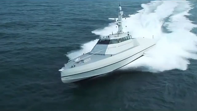 French shipyard CMN has just released a video showing its HSI32 Interceptor reaching a maximum speed of 53 knots. This is an amazing and rare achievement for a military vessel since it translates into 61 Mph or 98 Km/h ! We reported a couple weeks ago that the HSI32 already reached the speed of 47 Knots during its initial sea trials.