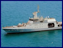 On Saturday 8th August 2015, Colombian warship, ARC 7 de Agosto, arrived in the Gulf of Aden to start her counter-piracy operations in close collaboration with Operation Atalanta. Commanded by Captain Darwin Alberto Alonso Torres, ARC 7 de Agosto has a Spanish Navy liaison team on board to help co-ordinate the day to day operations with the EU Naval Force flagship, ESPS Galicia.