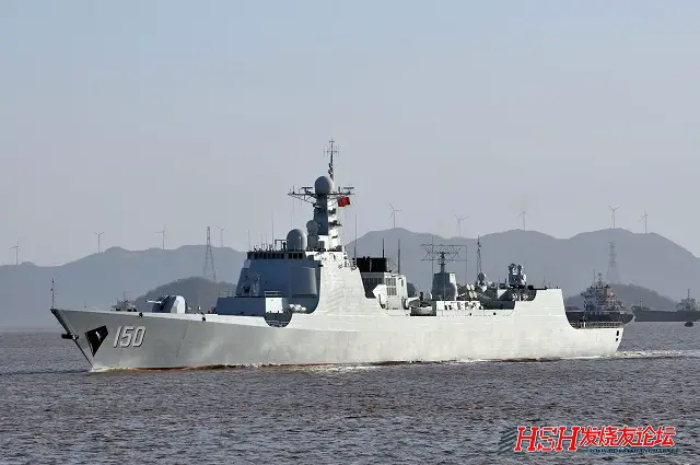 According to the PLAN: "Type 052C vessels are new-generation guided missile destroyers independently researched, developed, designed and manufactured by China. With a maximum length of 155 meters, width of 17 meters, and a full load displacement of 6,000-plus tons, this new-type destroyer is equipped with multiple sets of new-type weapons and equipment independently researched and developed by China. With advanced performance and state-of-the-art equipment, it is able to attack surface ships and submarines either independently or in coordination with other naval forces, and has stronger combat capabilities of long-distance alerting and detection as well as area air-defense."