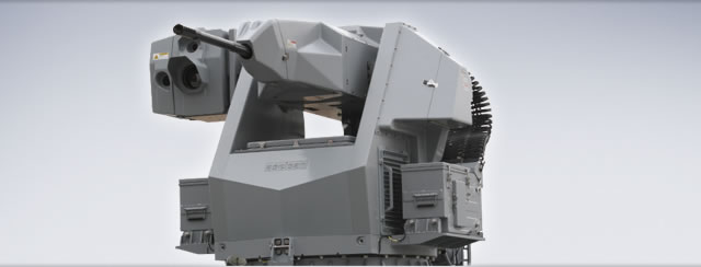 According to Aselsan, STOP is a new generation, cost-effective, medium caliber weapon system for naval platforms fitted with 25mm KBA or 25mm M242 Bushmaster Automatic Canon. The system provides lightweight, versatile and effective means of force protection for applications ranging from capital ships to patrol craft.