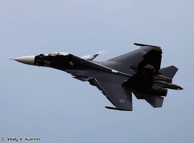 Russia’s Black Sea Fleet has received an advanced Sukhoi Su-30SM (NATO reporting name: Flanker-C) multipurpose fighter jet designated as Sevastopolsky, fleet spokesman Nikolai Voskresensky said.