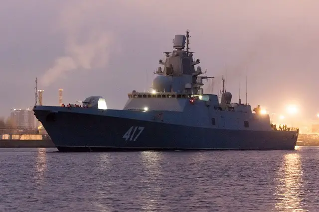 Project 22350 Frigate Admiral Sergey Gorshkov Russian Navy