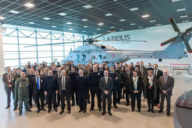 Airbus Helicopters delivered the 16th NH90 NFH (Nato Frigate Helicopter) to the French Navy (Marine Nationale) on 19 February 2016. The was delivery ceremony was held at Marignane, the manufacturer’s headquarters in Southern France.