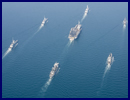 The French Navy (Marine Nationale) has released a series of nice pictures showing the Charles de Gaulle Carrier Strike Group (CSG) underway in the Arabian/Persian Gulf. The French CSG is currently is currently deployed in the area in support of coalition operations against Daesh in Iraq and Syria.