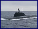 The Russian Northern Fleet’s Project 885 nuclear-powered submarine Severodvinsk has successfully hit a coastal practice target, using the Kalibr (NATO reporting name: SS-N-27 Sizzler) missile system, fleet spokesman Captain 1st Rank Vadim Serga said on Wednesday.