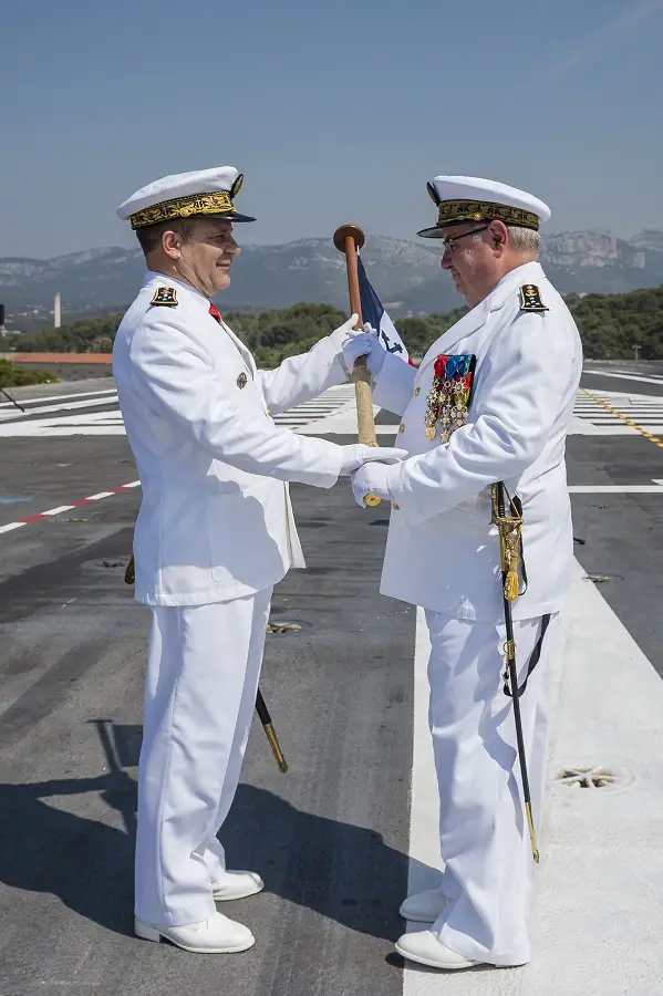 L'amiral Prazuck préside sa première cérémonie en tant que CEMM