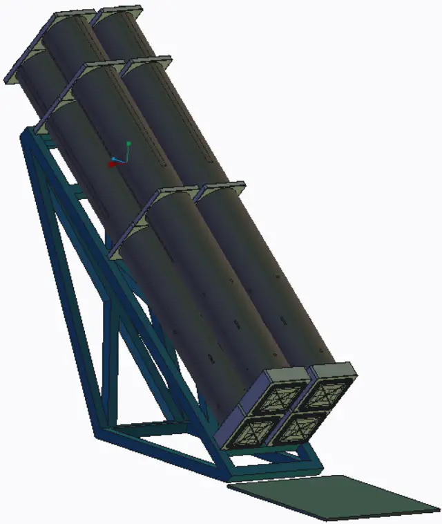 Lockheed Martin supplied Navy Recognition with the first image showing a deck-mounted quadruple Long Range Anti-Ship Missile (LRASM) launcher. According to our source, this "top side" launcher graphic is a notional concept that could be used on an appropriately sized surface vessel, such as the Arleigh Burke class (DDG 51) or Littoral Combat Ship (LCS) classes.
