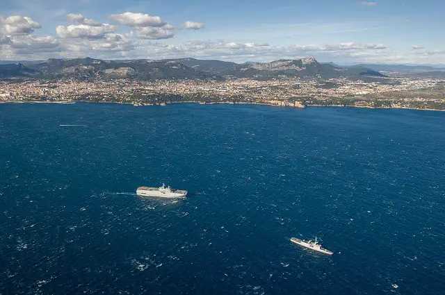The French Navy (Marine Nationale) 2016 "Jeanne d'Arc Mission" left Toulon naval base on March 3 2016. Consisting (this year) of Mistral class LHD Tonnerre and La Fayette class Frigate Guépratte, the mission will be deployed in the eastern Mediterranean, Indian Ocean, South China Sea and Australia for several months. It will host a new cohort of Navy officer cadets for instruction and exercises at sea as well as a detachment of French Army amphibous personnel.