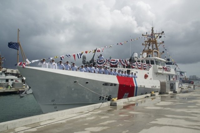 The United States Coast Guard commissioned its 16th fast response cutter, Coast Guard Cutter Winslow Griesser, in San Juan, Puerto Rico, March 11. The cutter is the fourth FRC stationed in San Juan. The other 12 FRCs in service are stationed in Florida – six in Miami and six in Key West.