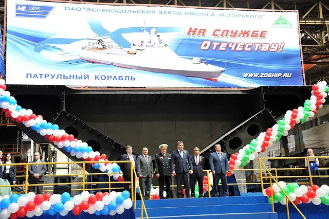 The fourth Project 22160 patrol ship 'Sergey Kotov' was laid down at Zelenodolsk Shipyard named after Maxim Gorky on May 8, according to Russian Navy`s official spokeperson, Igor Dygalo. 