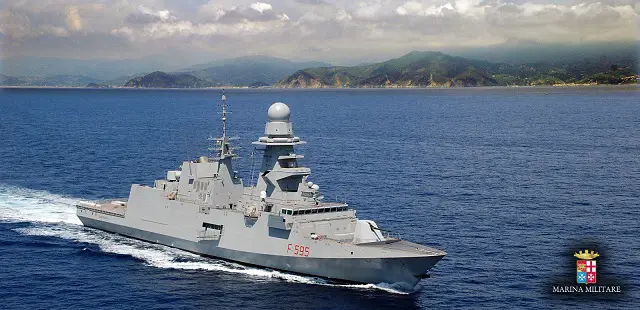 On May 17, ITS Luigi Rizzo cast off at 7.20 a.m. from Fincantieri shipyard in Muggiano (La Spezia) for her first sea outing. This activity marks the beginning of the programme of sea trials which will continue until the completion of the ship's outfitting phase. The FREMM frigate is scheduled to be delivered to the Italian Navy in early 2017.