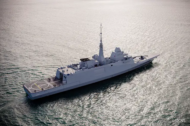 DCNS announced that he French Navy (Marine Nationale)’s FREMM multi-mission frigate Auvergne set sail from the Lorient naval shipyard to begin sea trials on September 26th. The FREMM Auvergne is the sixth frigate in the programme and fourth of the series ordered by OCCAr on behalf of the DGA (the French defence procurement agency) for the French Navy.