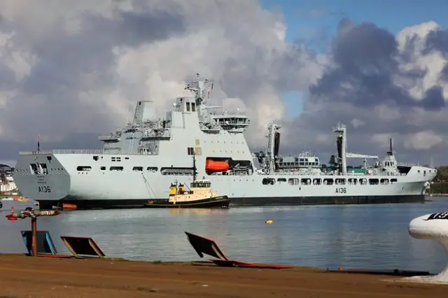 TIDESPRING, the first Royal Fleet Auxiliary (RFA) Tide-class tankers, has arrived home in the UK
