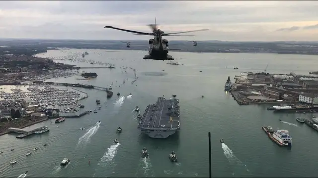 HMS Queen Elizabeth Portsmouth 1